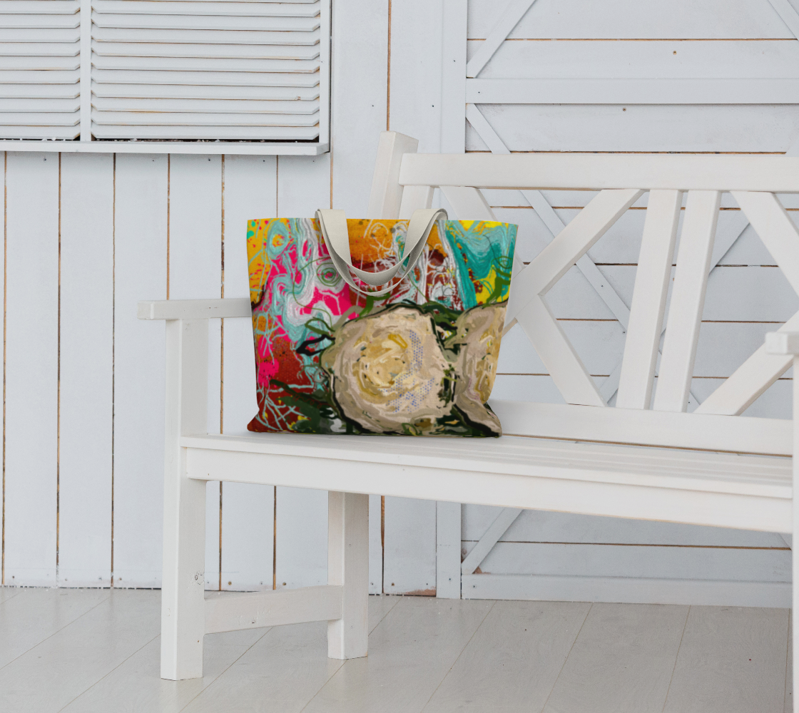 Forever Bouquet Yellow Market Tote