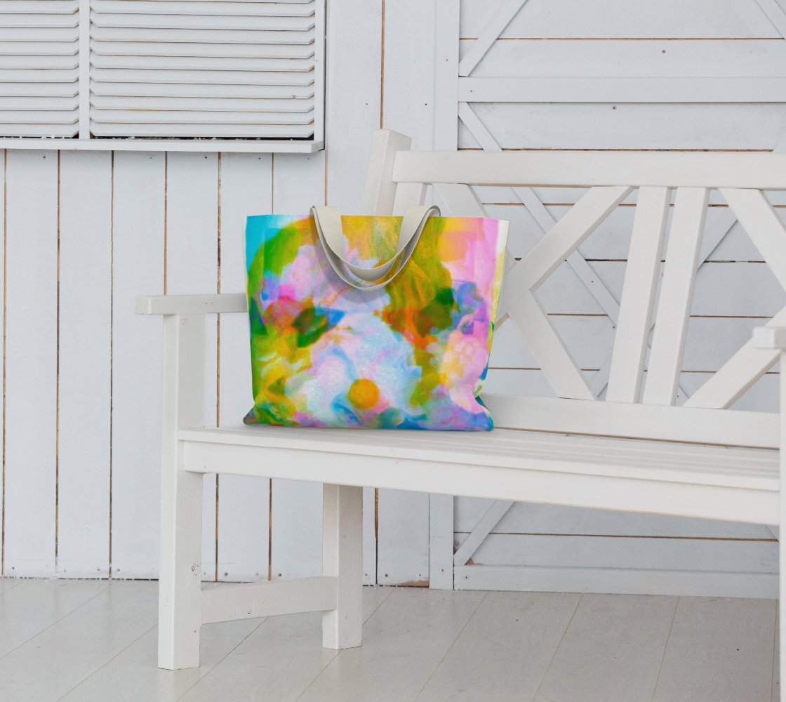 Flower Hat II Market Tote