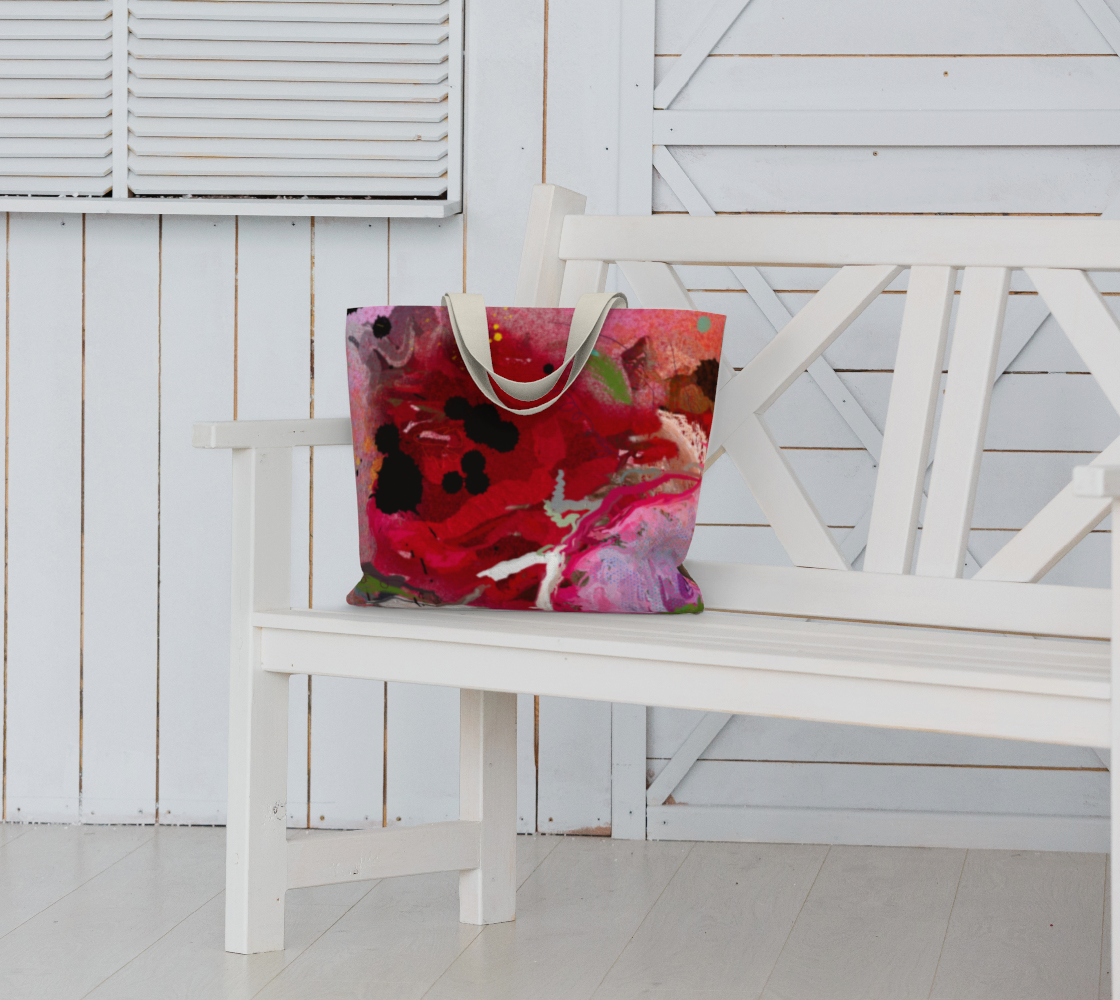 Forever Bouquet Red Market Tote