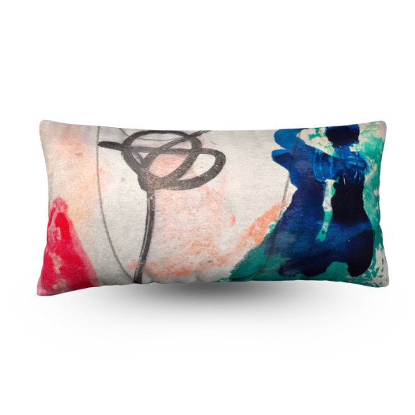 Pebble Picking At Low Tide - Throw Cushion Cover