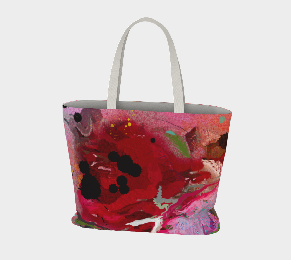 Forever Bouquet Red Market Tote