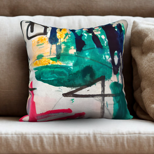 Headed To The Train Station - Throw Cushion Cover