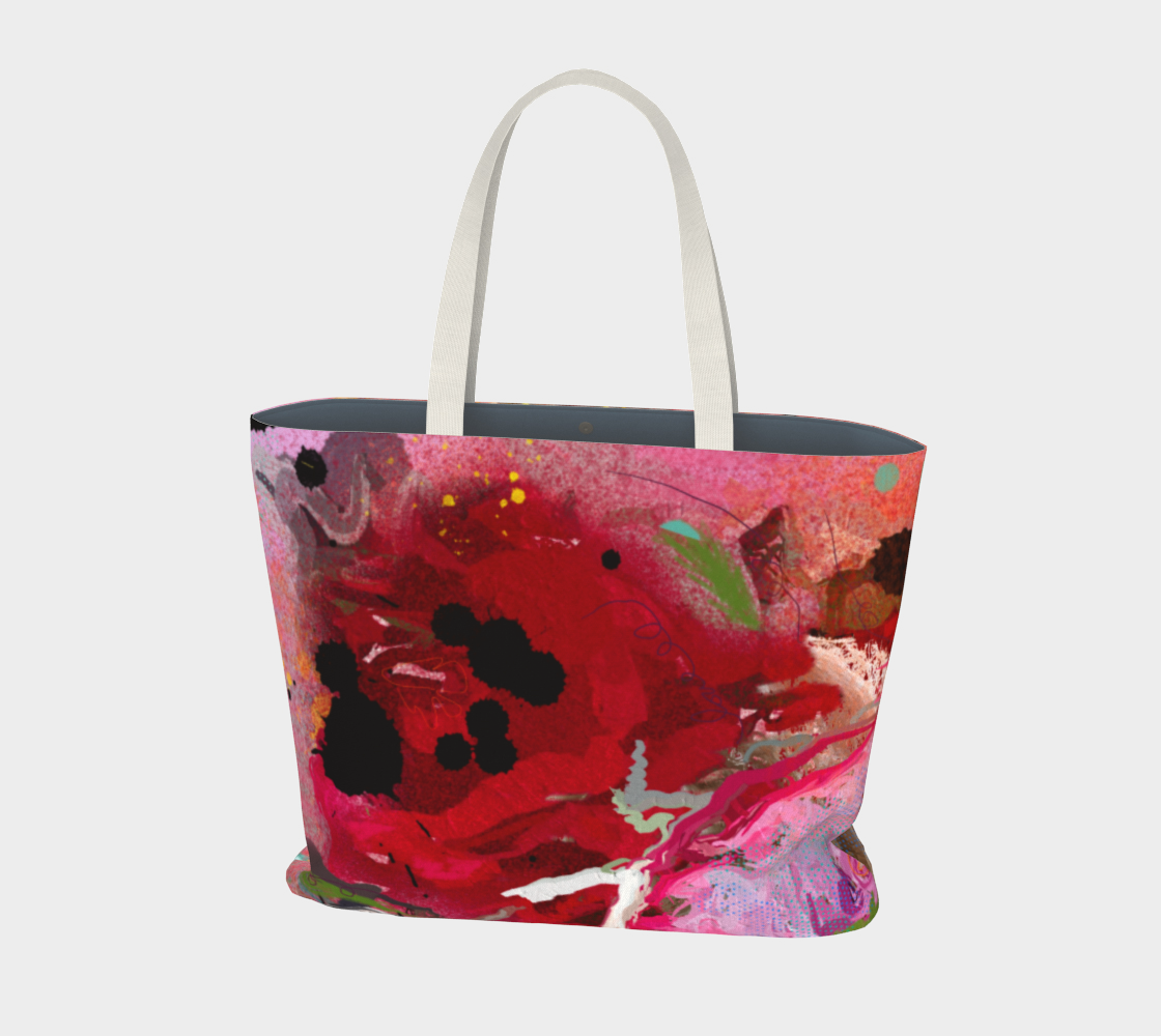 Forever Bouquet Red Market Tote