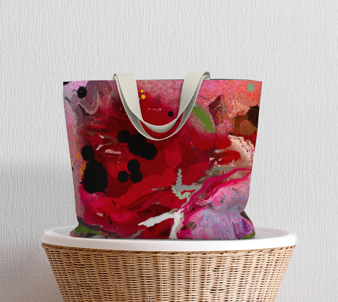 Forever Bouquet Red Market Tote