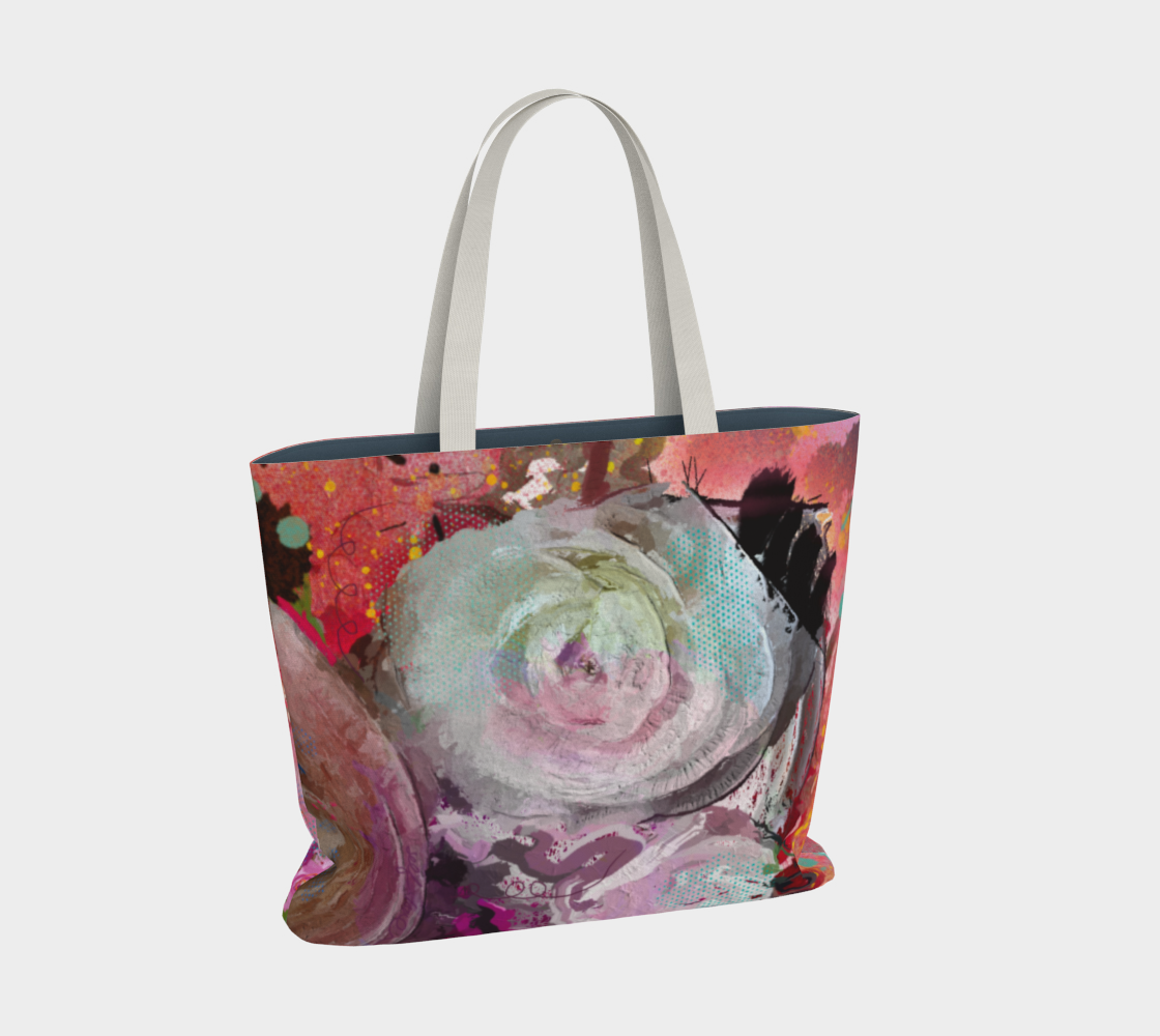 Forever Bouquet Red Market Tote