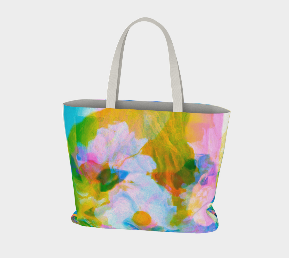 Flower Hat II Market Tote