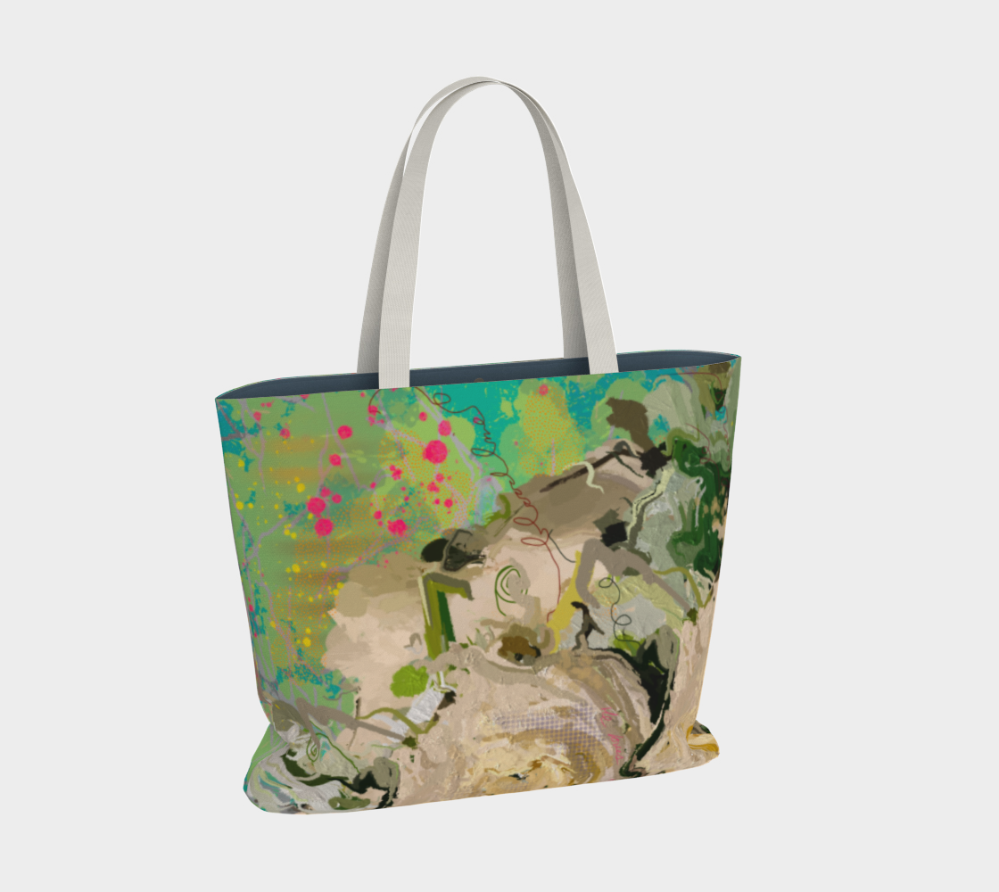 Forever Bouquet Cream Market Tote